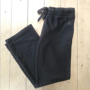Champion Sweatpants All Black Size Small